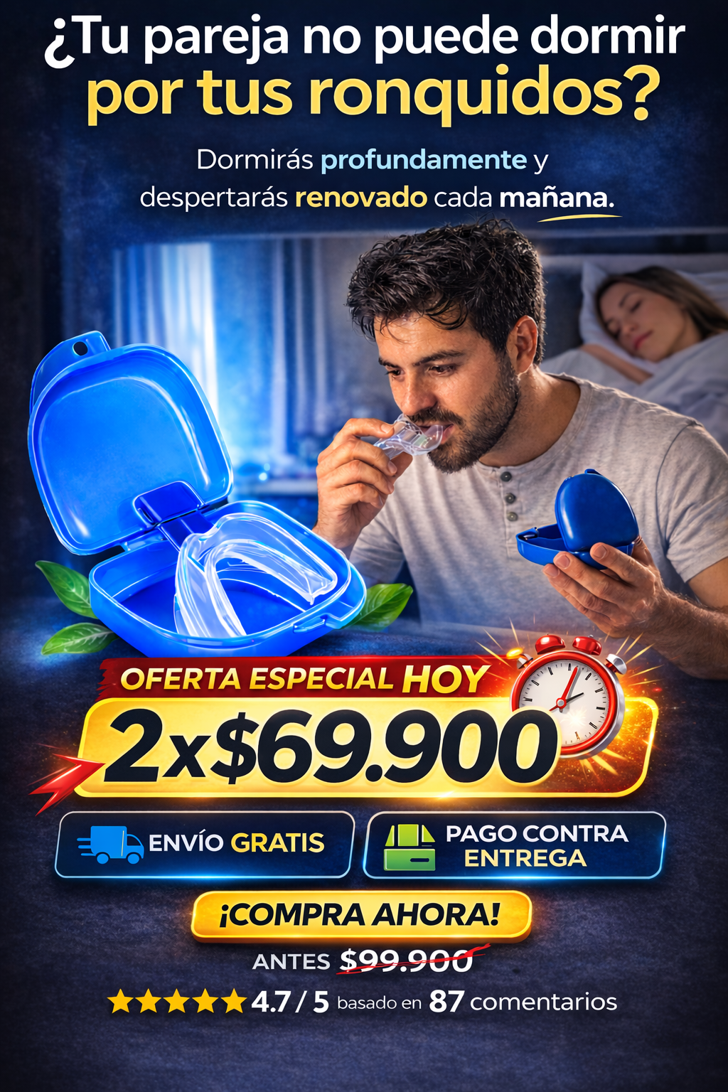 PROMO 2X1 Antironquidos SilentPro