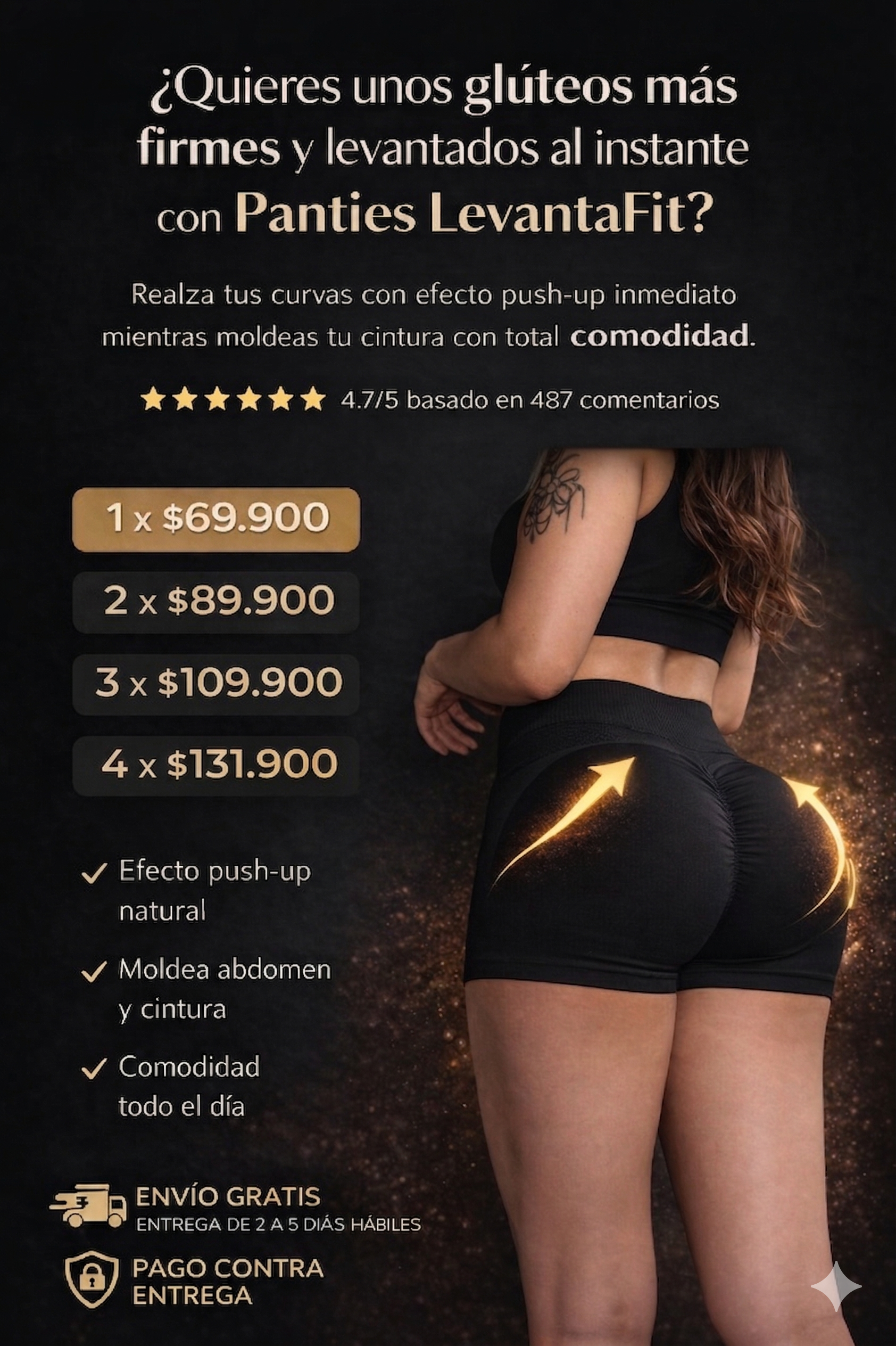 Panty levanta cola LevantaFit