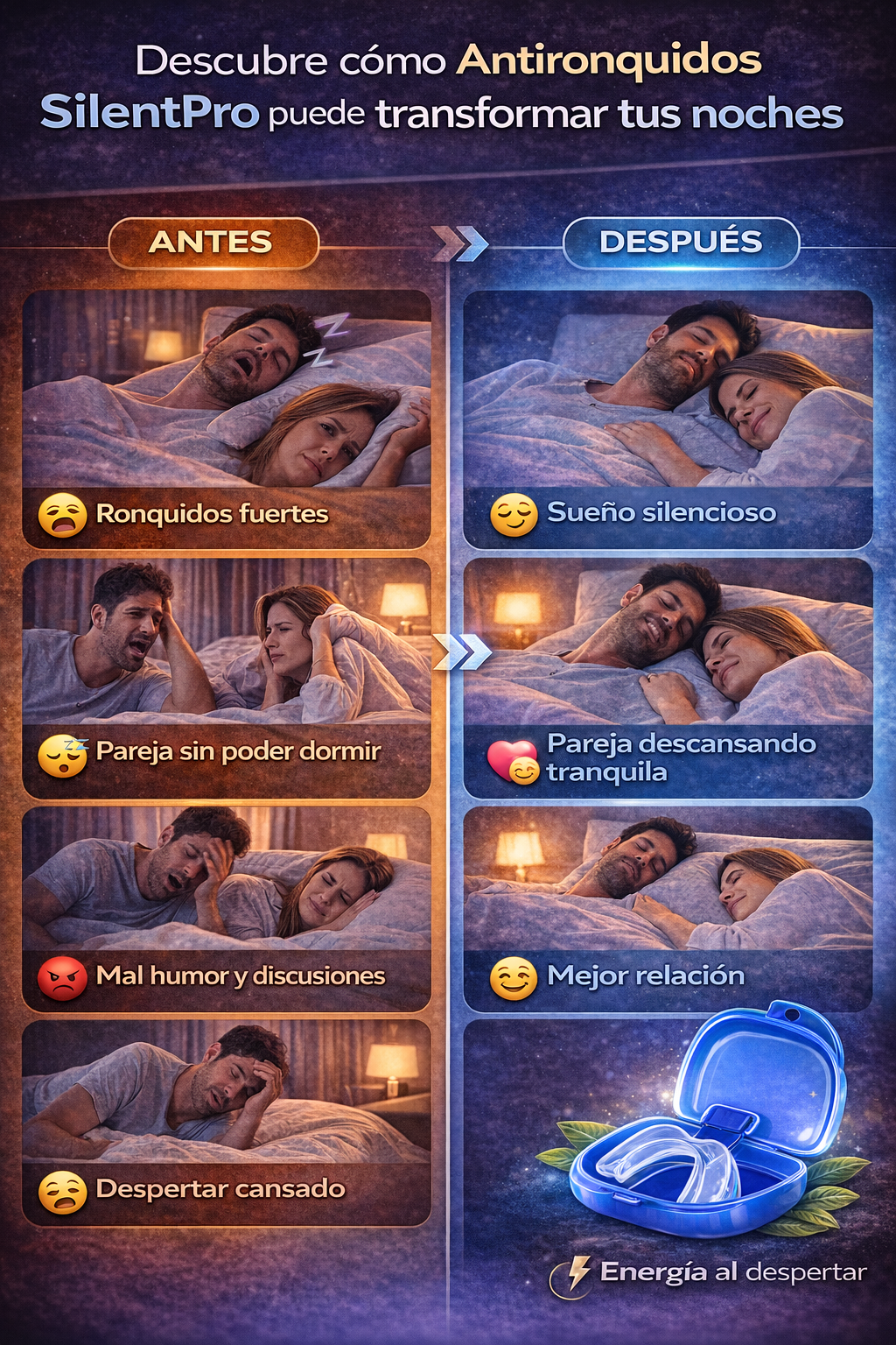 PROMO 2X1 Antironquidos SilentPro