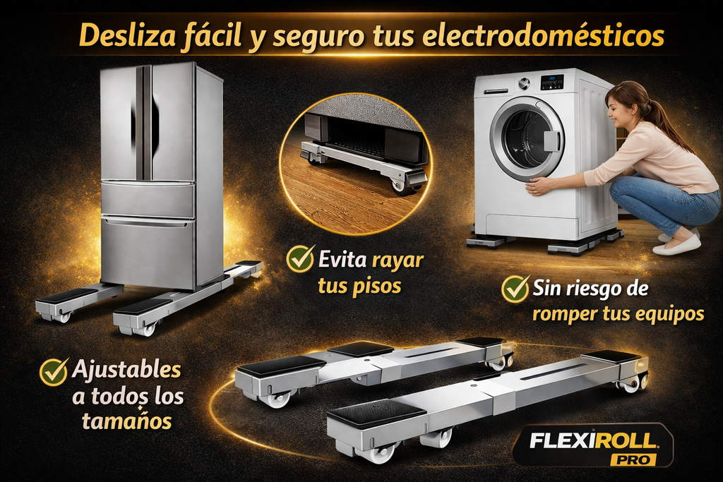 Flexiroll Pro Soporte Multifuncional de Electrodomésticos