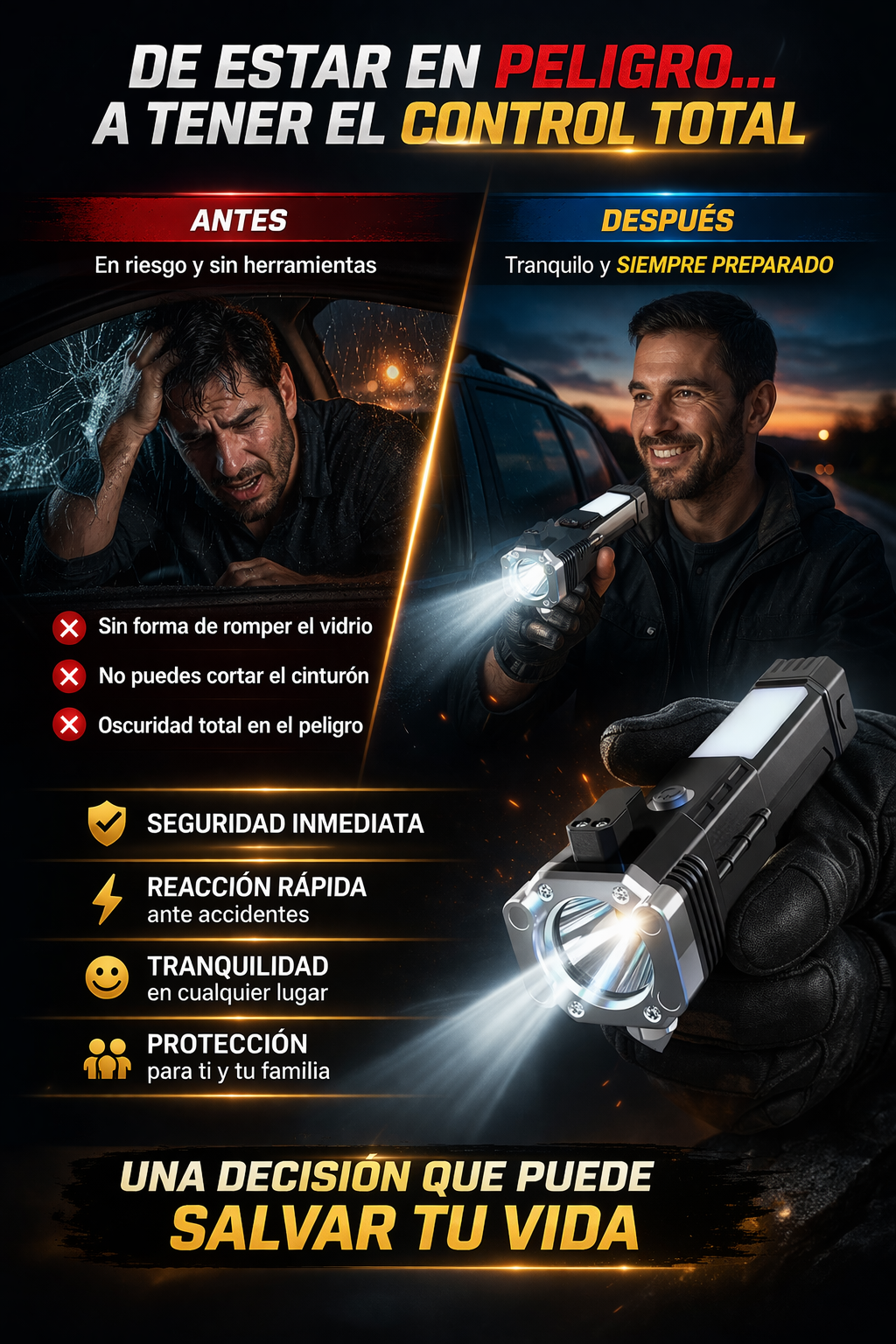 Titan Power Pro™ La herramienta que puede salvar tu vida en un accidente