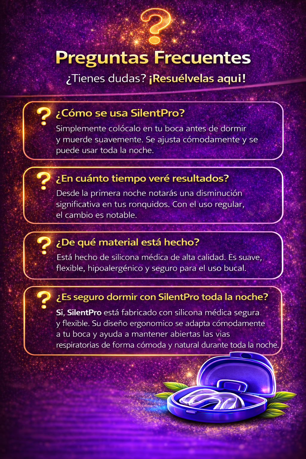 PROMO 2X1 Antironquidos SilentPro